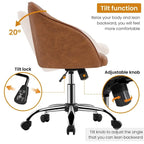 Yaheetech Desk Chair for Home Office, Height Adjustable 360Swivel Computer Chair