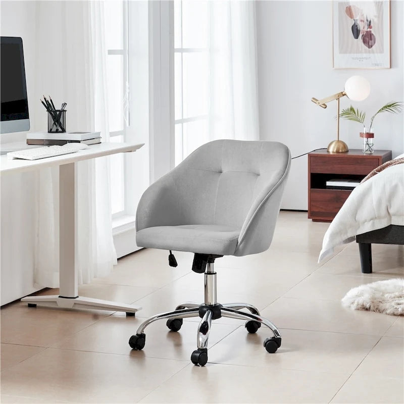 Yaheetech Desk Chair for Home Office, Height Adjustable 360Swivel Computer Chair