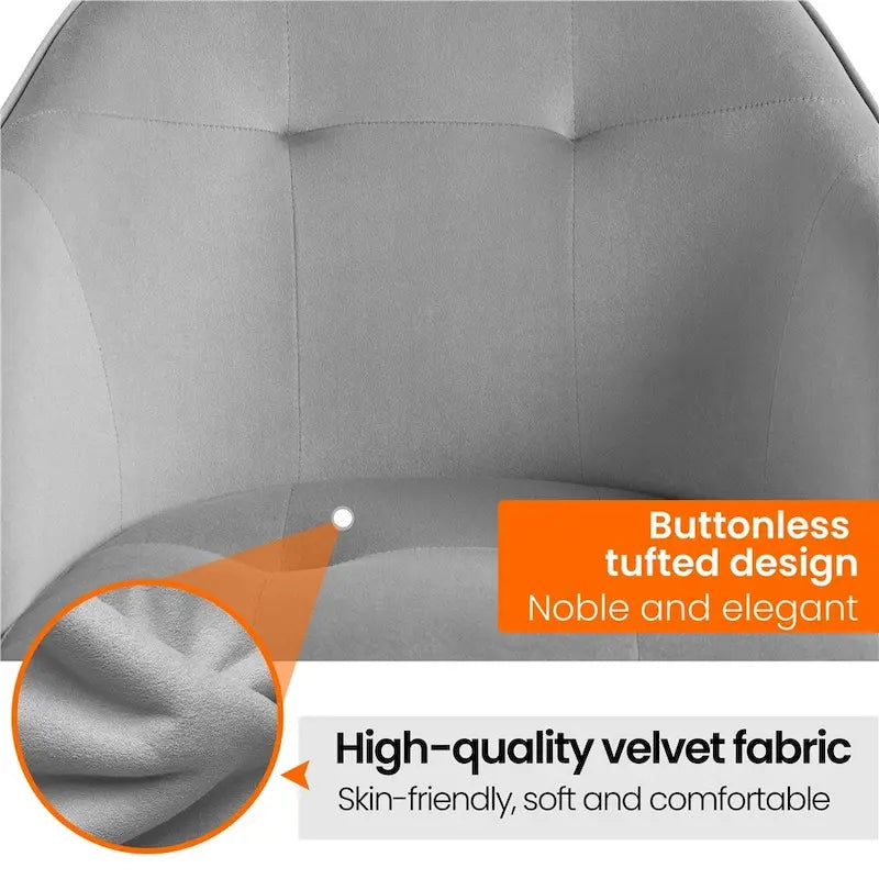 Yaheetech Desk Chair for Home Office, Height Adjustable 360Swivel Computer Chair