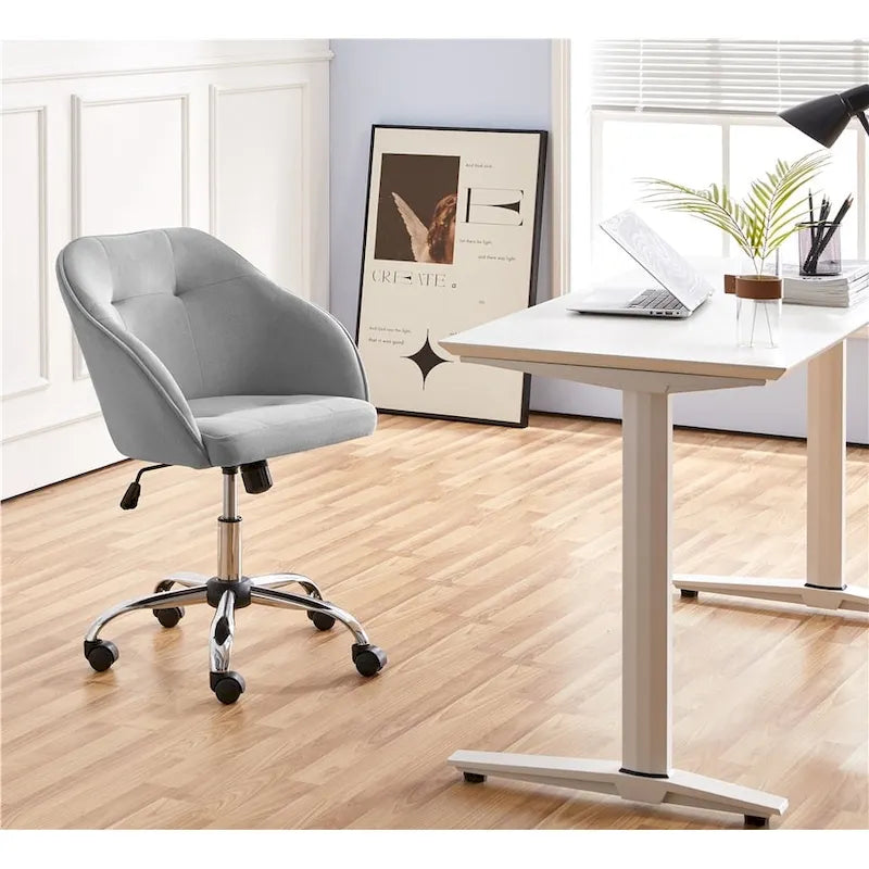 Yaheetech Desk Chair for Home Office, Height Adjustable 360Swivel Computer Chair
