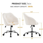 Yaheetech Desk Chair for Home Office, Height Adjustable 360Swivel Computer Chair