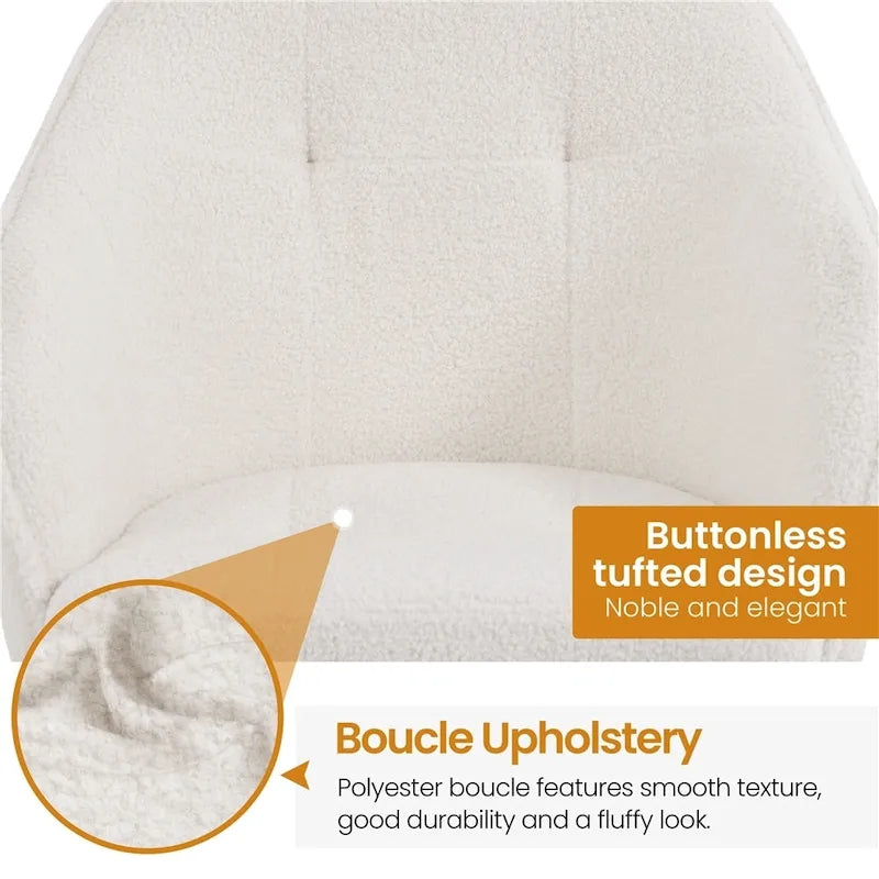 Yaheetech Desk Chair for Home Office, Height Adjustable 360Swivel Computer Chair