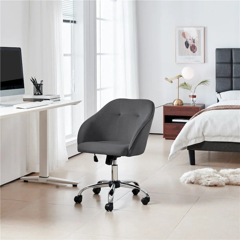 Yaheetech Desk Chair for Home Office, Height Adjustable 360Swivel Computer Chair