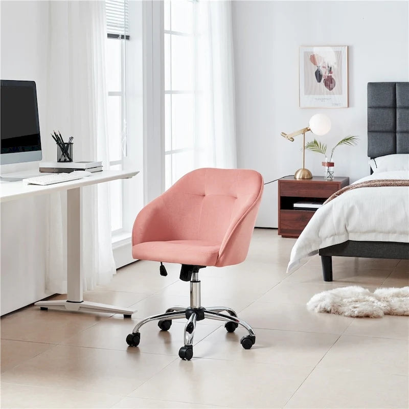 Yaheetech Desk Chair for Home Office, Height Adjustable 360Swivel Computer Chair