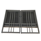 Collapsible Slatted Mission Writing Computer Desk