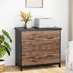 Lateral File Cabinet with 2 Drawers for Home Office, Letter Size