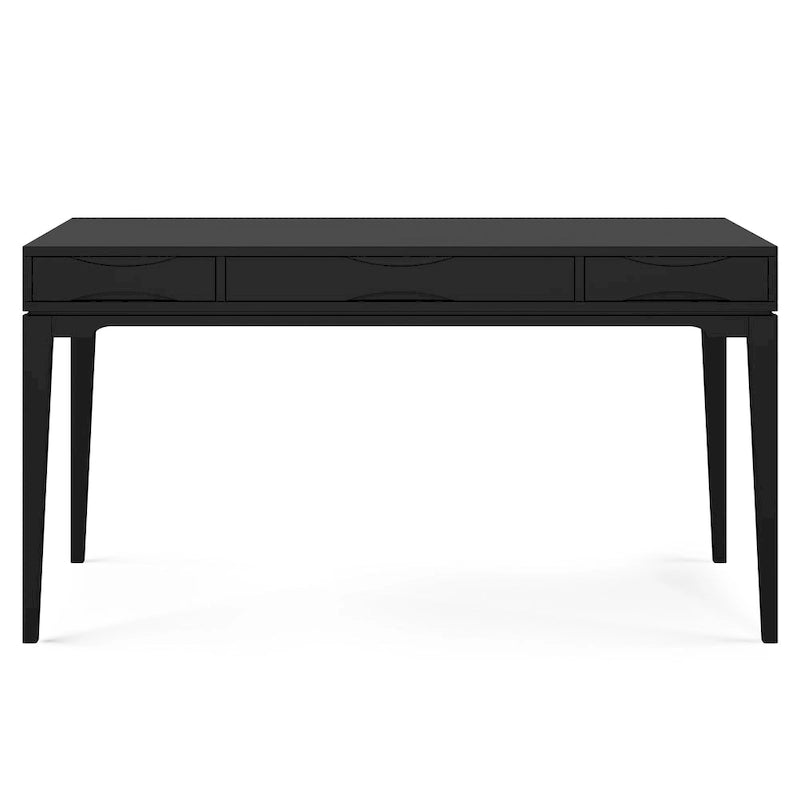 WYNDENHALL Pearson SOLID HARDWOOD Mid Century Modern 60 inch Wide Writing Office Desk