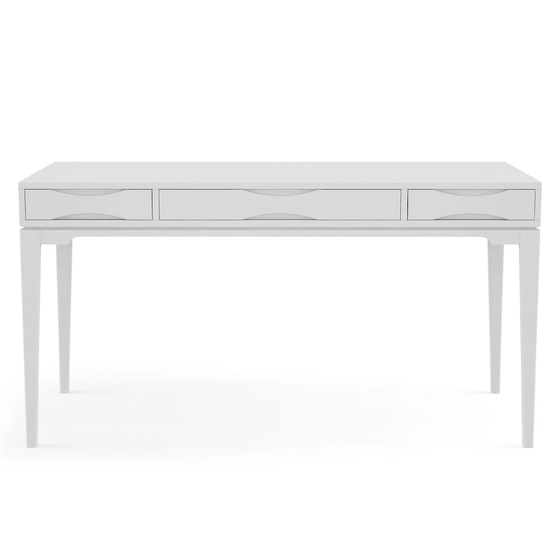 WYNDENHALL Pearson SOLID HARDWOOD Mid Century Modern 60 inch Wide Writing Office Desk