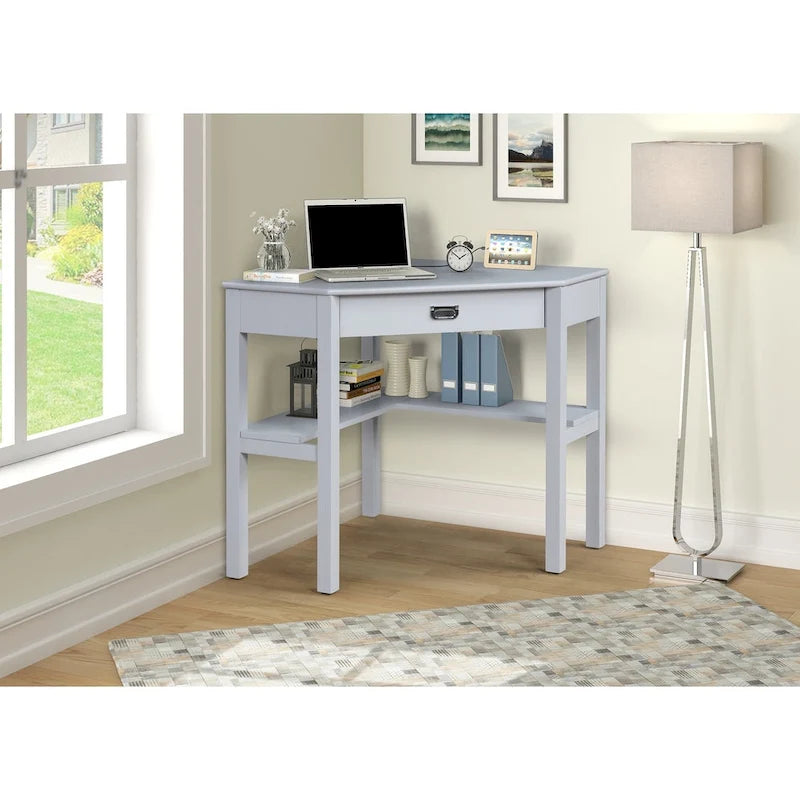 Poppy Corner Classic Writing Desk with Storage