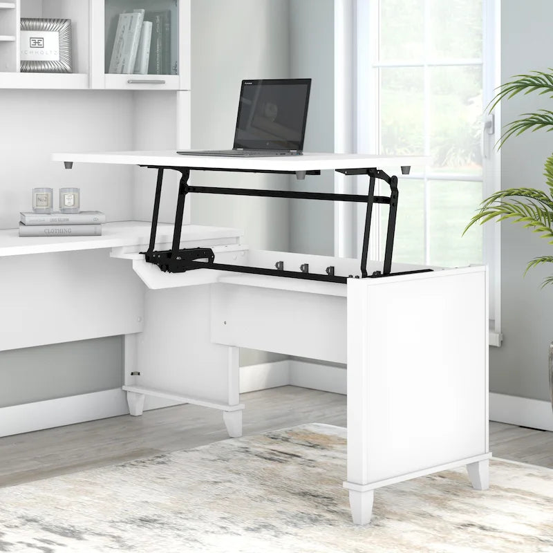 Bush Furniture Somerset 42W 3 Position Sit to Stand Return