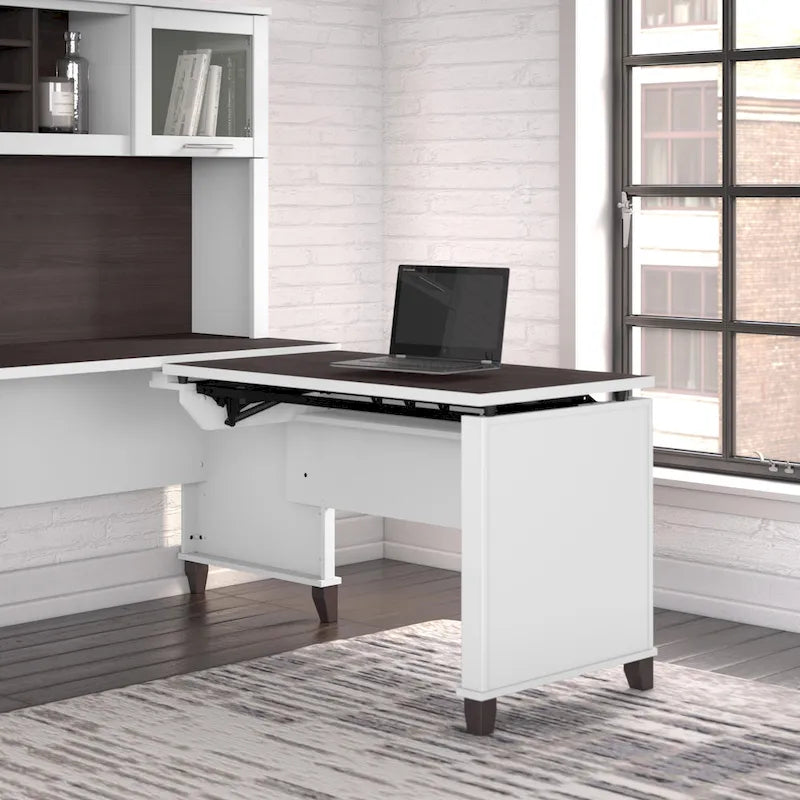 Bush Furniture Somerset 42W 3 Position Sit to Stand Return