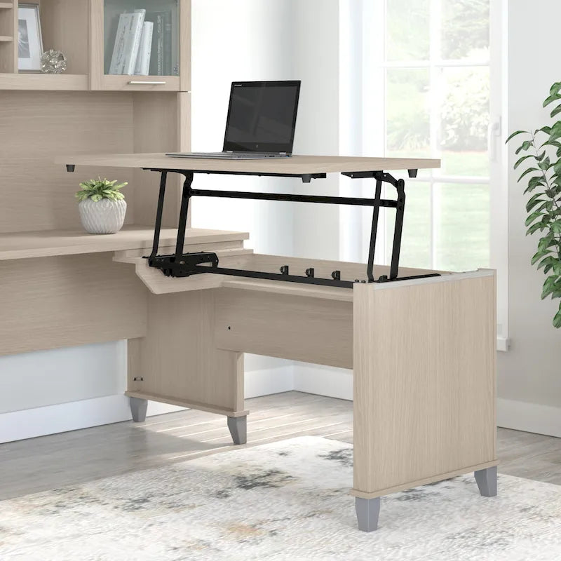 Bush Furniture Somerset 42W 3 Position Sit to Stand Return