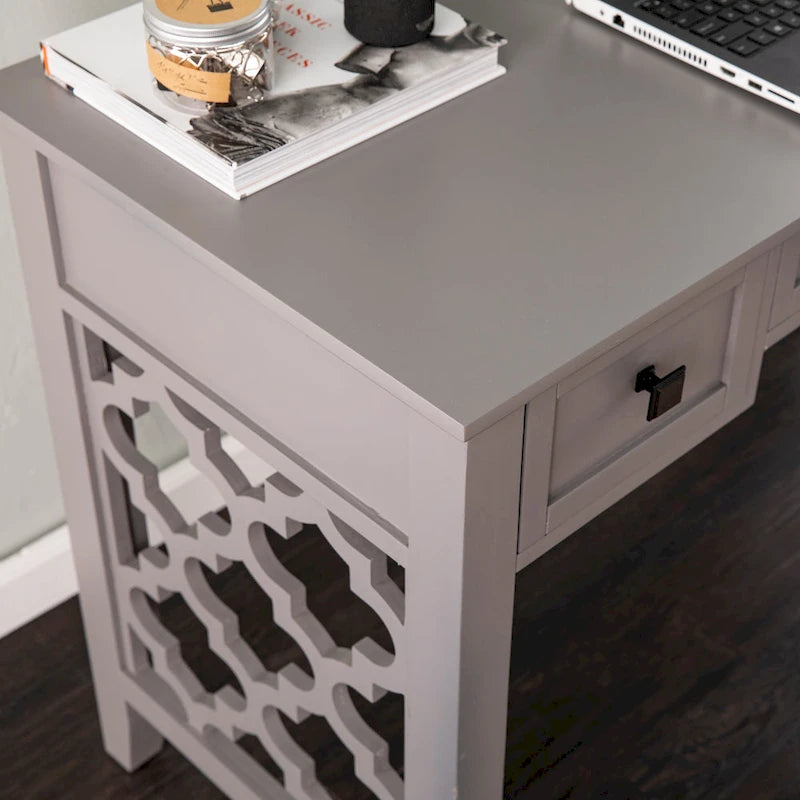 SEI Furniture Eden Writing Desk w/ Storage
