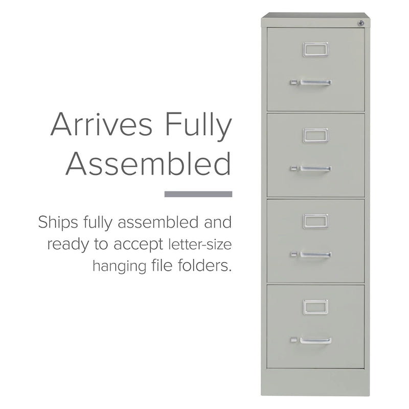 Hirsh 25  Deep 4-drawer Letter-size Commercial Vertical File Cabinet