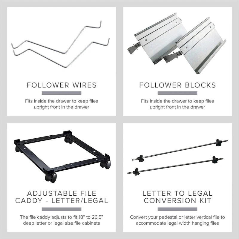 Hirsh 25  Deep 4-drawer Letter-size Commercial Vertical File Cabinet