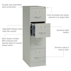 Hirsh 25  Deep 4-drawer Letter-size Commercial Vertical File Cabinet