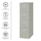 Hirsh 25  Deep 4-drawer Letter-size Commercial Vertical File Cabinet