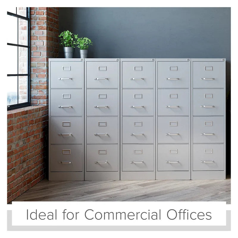 Hirsh 25  Deep 4-drawer Letter-size Commercial Vertical File Cabinet