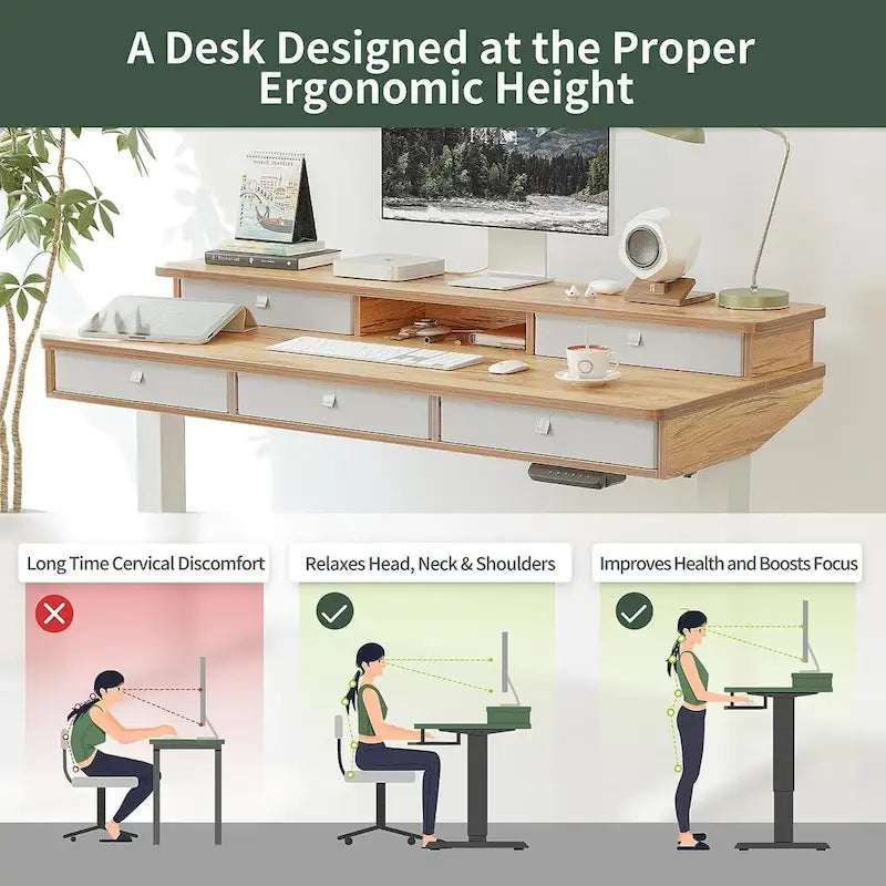 FEZIBO/Home Office Furniture/Wood/Desks