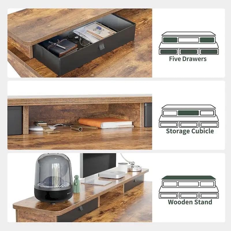 FEZIBO/Home Office Furniture/Wood/Desks