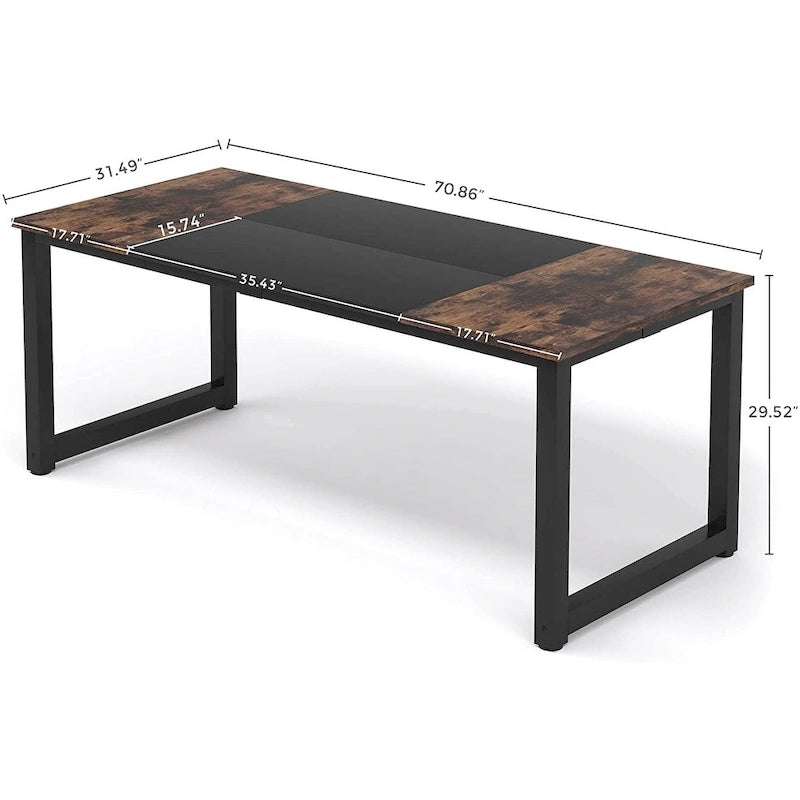 70.8  Large Computer Desk Conference Table with Thicken Frame