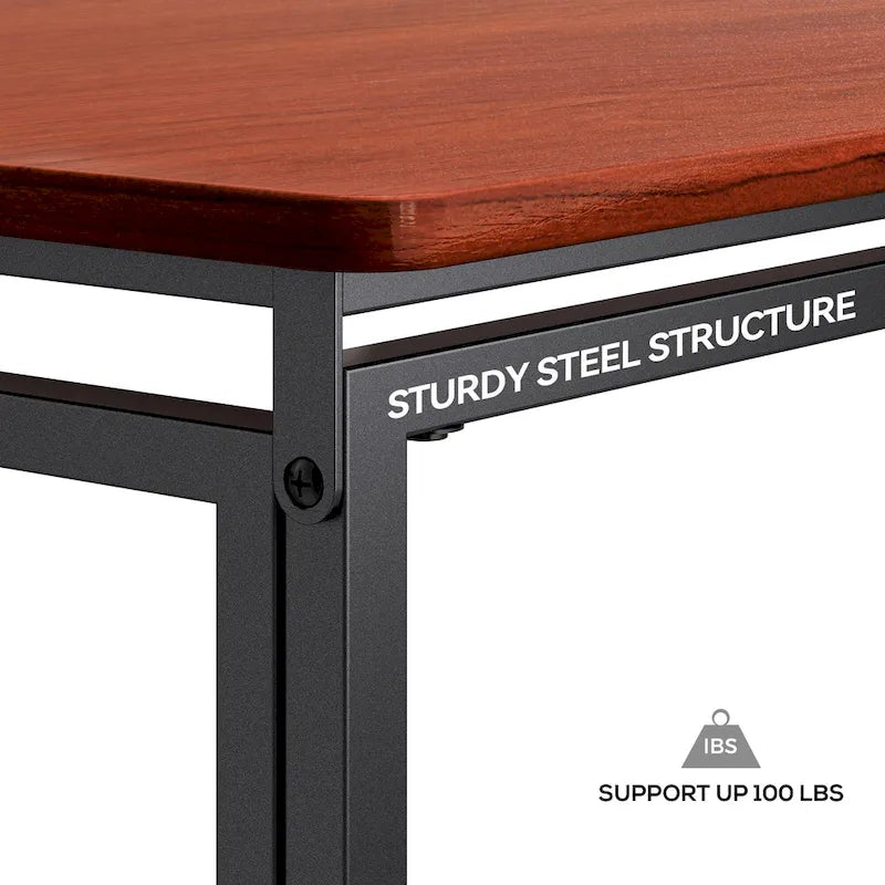 Eureka Ergonomic 43  Folding Desk Home Office Writing Desk