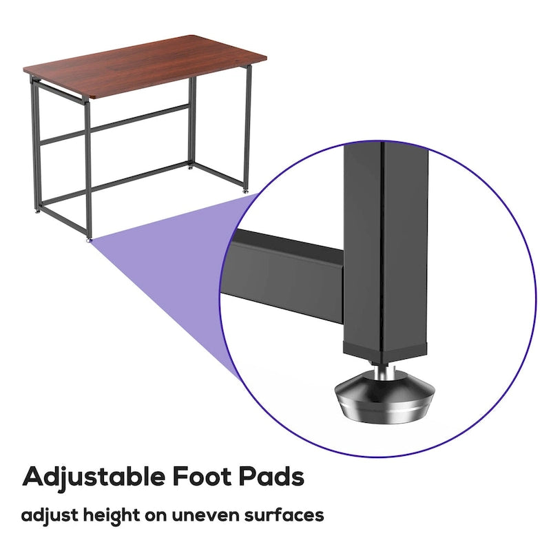 Eureka Ergonomic 43  Folding Desk Home Office Writing Desk