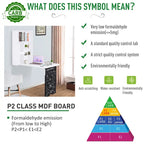 HOMCOM Wall Mounted Foldable Desk: Blackboard, Book Storage - Space Saving