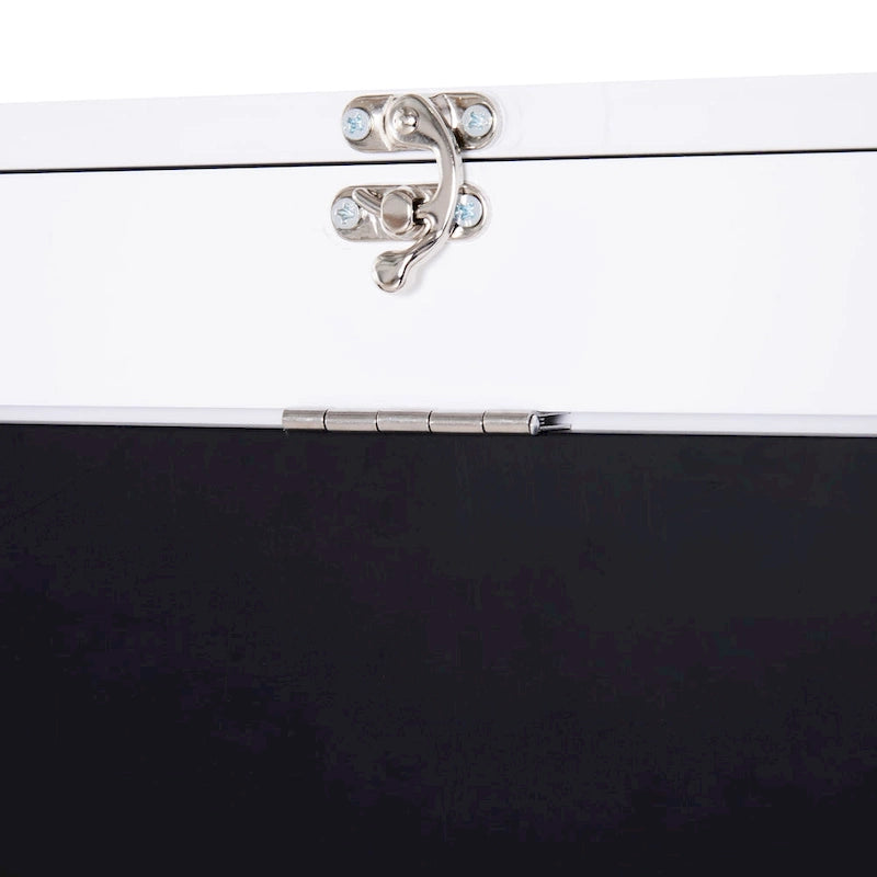 HOMCOM Wall Mounted Foldable Desk: Blackboard, Book Storage - Space Saving