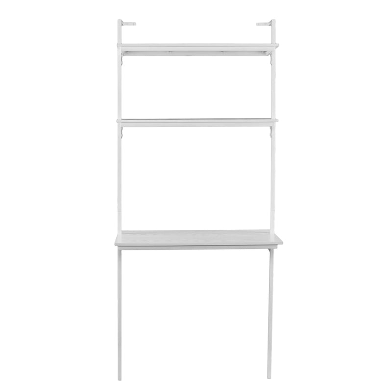 SEI Furniture Haeloen Wall Mount Desk - White