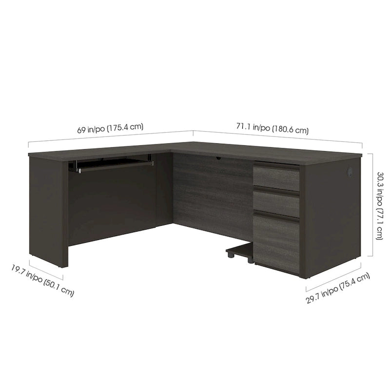 Bestar Prestige L-shaped Desk