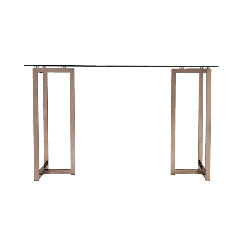 SEI Furniture Haxor Champagne Writing Desk