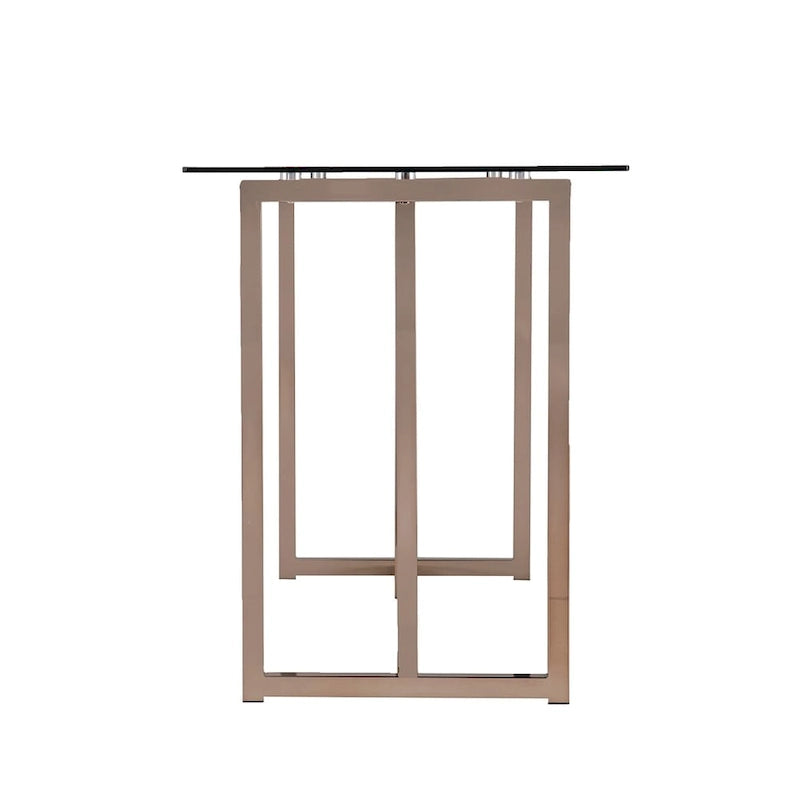 SEI Furniture Haxor Champagne Writing Desk