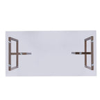 SEI Furniture Haxor Champagne Writing Desk