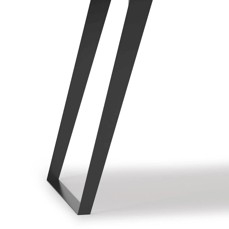 WYNDENHALL Mitchell SOLID ACACIA WOOD Modern Industrial 54 inch Wide Flat Top Desk