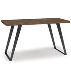 WYNDENHALL Mitchell SOLID ACACIA WOOD Modern Industrial 54 inch Wide Flat Top Desk