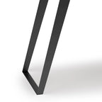 WYNDENHALL Mitchell SOLID ACACIA WOOD Modern Industrial 54 inch Wide Flat Top Desk