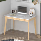 39.4 W Wood Desk Writing Desk Computer Desk