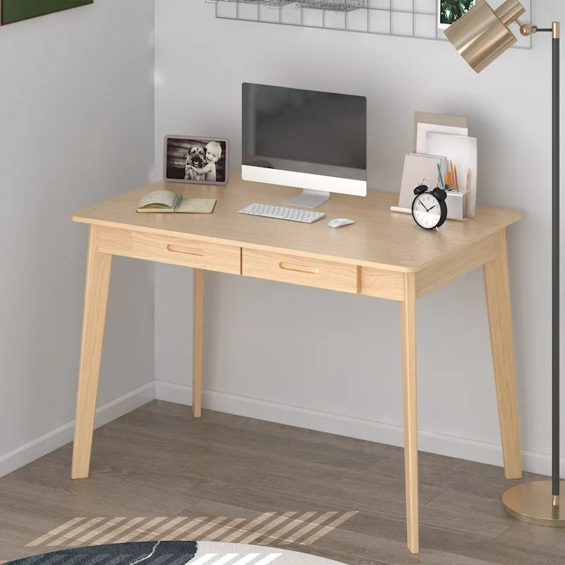 39.4 W Wood Desk Writing Desk Computer Desk