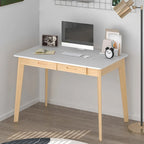 39.4 W Wood Desk Writing Desk Computer Desk