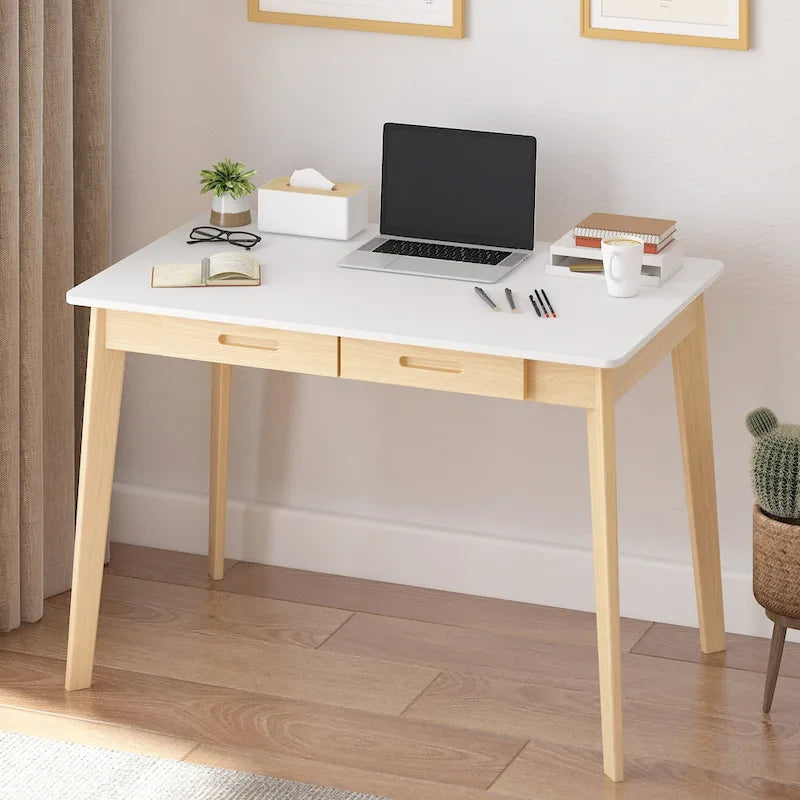 39.4 W Wood Desk Writing Desk Computer Desk