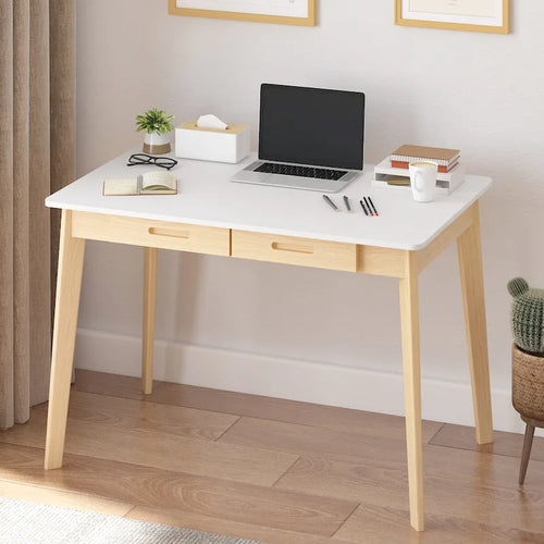 39.4 W Wood Desk Writing Desk Computer Desk