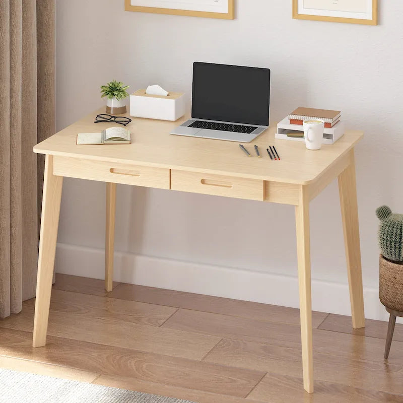 39.4 W Wood Desk Writing Desk Computer Desk