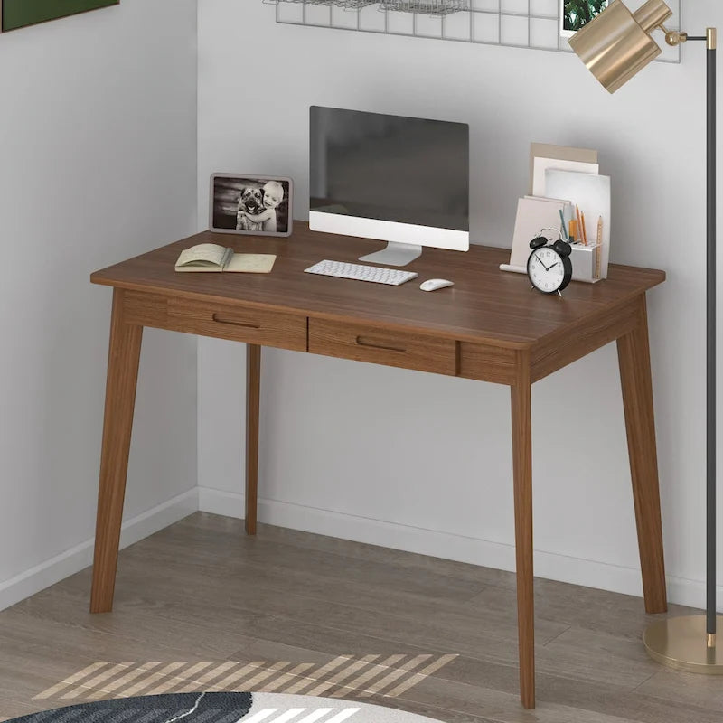 39.4 W Wood Desk Writing Desk Computer Desk