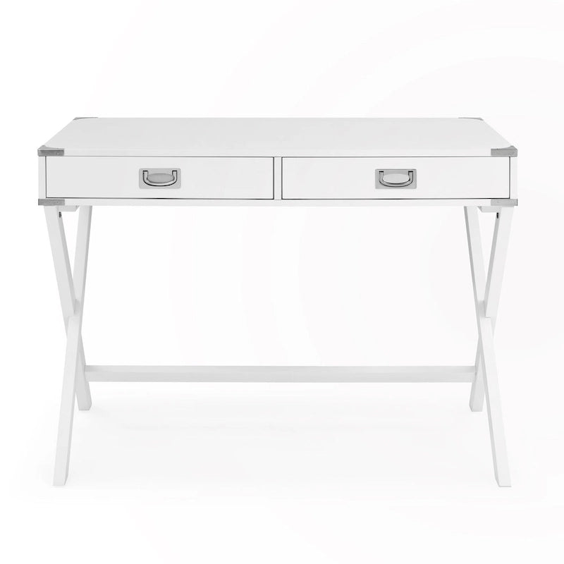 Solid Wood Computer Desk with Drawers