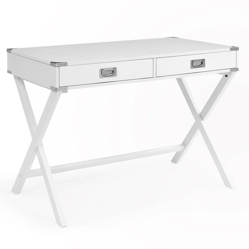 Solid Wood Computer Desk with Drawers