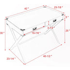 Solid Wood Computer Desk with Drawers