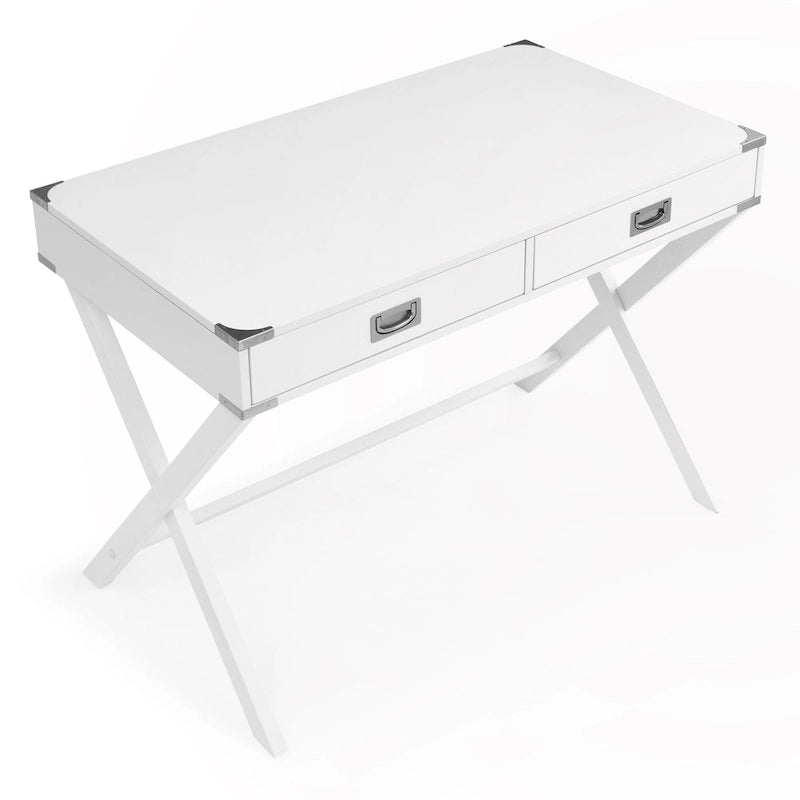 Solid Wood Computer Desk with Drawers