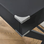 Solid Wood Computer Desk with Drawers