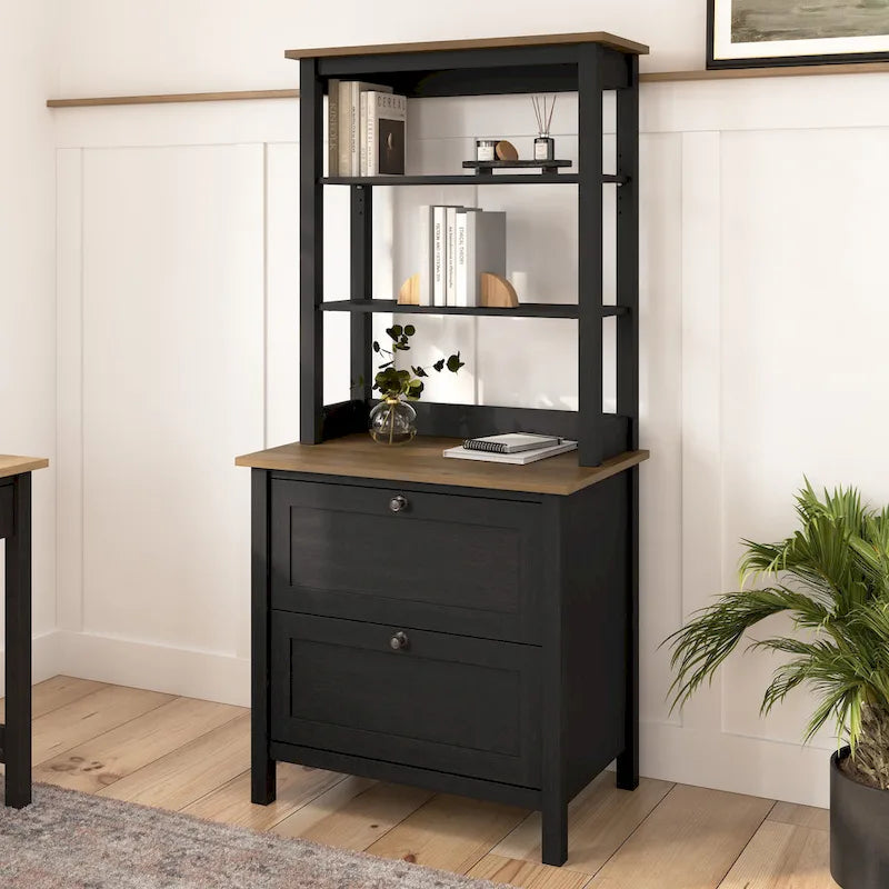 Mayfield Bookcase with Drawers by Bush Furniture